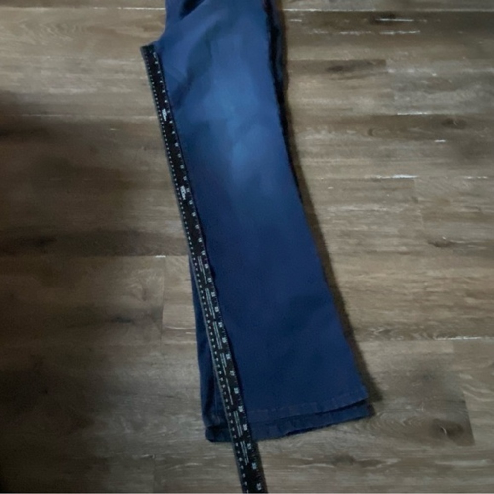 Signature Boot Cut Jeans Jegging Women’s Size 12 Long Blue Dark Wash - Picture 5 of 14